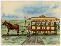 Lawrence St. Railway Company, Watercolor