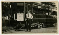 John Lawrence Griffith With KU Trolley 108