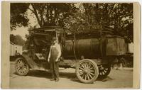 Unidentified Man With Gas Truck