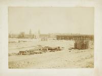 General View of Worlds Fair Buildings Under Construction