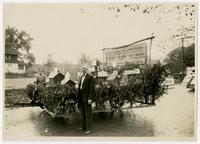 First Village of Lawrence float (75th Anniversary Historic Parade)