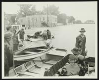 Corner of 2nd and Locust Street in north Lawrence (1951 Flood)