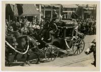 Stagecoach float (75th Anniversary Historic Parade)