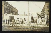 Miller Lumber Yard destruction (627-634 Massachusetts Street) (1911 Tornado)
