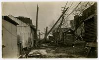 Alley behind Griffith Ice Company looking south (1911 Tornado)