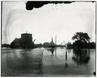 High water at Union depot (1903 Flood)