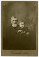 Goodnight&#39;s Studio - grandfather (Episcopal priest) and grandchild [cabinet card]