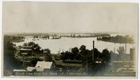View north from National Bank toward river (1908 Flood)