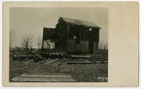 Destroyed farm building (1911 Tornado)