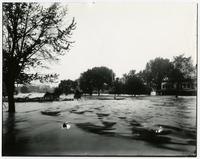 High water in north Lawrence looking south (1903 Flood)