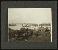 View of Lawrence and river (1903 Flood)