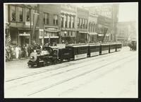 Model of Santa Fe's new train "The Chief" (75th Anniversary Historic Parade)