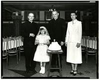 St. John&#39;s- Father Towles and Cake