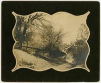 Suspension Bridge Across Wakarusa, Southeast of Lawrence