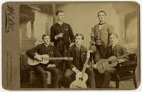 Group of Young Men with Guitars
