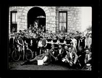 Group of bicyclists, Leavenworth-KC Bicycle Race (32) (33)