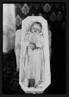 Deceased child in casket