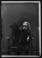Child with dog
