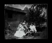 Group of women in yard