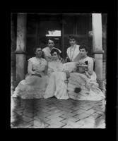Group of women on porch