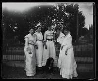 Group of women in yard