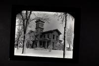 Mayor's residence in snow, Col. J.L. Abernathy, 508 S. Broadway