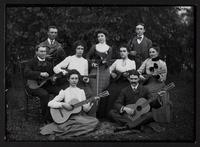 Group with stringed instruments