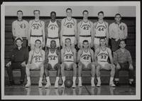 LHS Basketball 1955-56 squad.