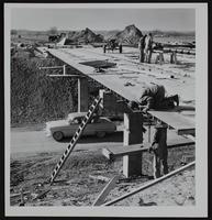 Kansas Turnpike - Construction of roadway over North Seventh Street.