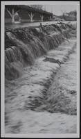 Weather - View of dam after heavy rain.