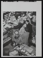 Lawrence Christmas shoppers at Weaver's.