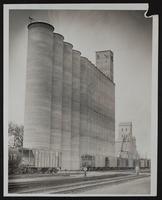 Derby Grain co. elevator at 4th and locust in Lawrence Completed.