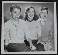 LHS Homecoming queen candidates - (L to R) Penny Jones; Barbara Hodgson; Sharon Zimmerman.