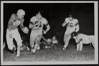 Haskell Football - Probably Glass (21) for Haskell against Maur Hill.