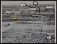 Kansas Turnpike - Aerial of Construction west of Kansas River.