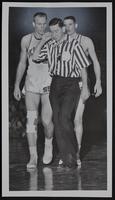 NCAA regional basketball - OKC v. K State - Roger Holloway (59) Referee Al Lightner, Salem OR; Larry Bradshaw.