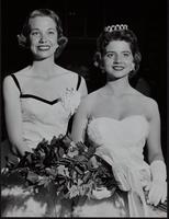 Miss Lawrence - Norma Jean Cook (right) and Mary Ann McGrew, previous Winner.