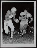 Haskell Football - Probably Glass (21) for Haskell against Maur Hill.