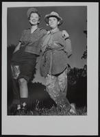 LHS Hobo Picnic of Y-Teens - Sally Montgomery and Beverly Shook (right).