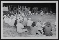 Centennial "Trails West" Pageant Haskell Stadium Rehearsal.