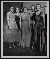Business and Profession Women&#39;s Club - (L to R) Beulah Turner, Irene Peabody, Leota Barnes, Hazel Anderson, Hazel Palmer.
