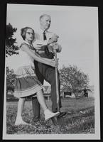 Antioch Baptist church groundbreaking - Janie Mervine and W. D. Wilson.