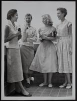 Girl Staters (L to R) Lottie Caldwell; Judie Allen; Sandra Harding; Betty Beedles.