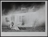 Fatal Fire - Glenn Hadl Family - scenes at fire.