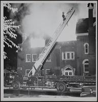 Fires - Plymouth Congregational Church Parish house adjoining church.