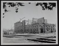 Atchiso Topeka &amp; Santa Fe Landmark Station demolished.