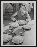 Big Springs annual fair - Mrs. W. G. Ransom of Williamsburg, baking judge.