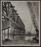 Kansas Turnpike - Fisher Memorial Bridge - construction.
