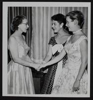 Girl Staters (L to R) Mrs. Carl Telford; Molly Clark; Janie Dean.