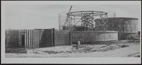 Lawrence Sewage Treatment Plant construction.